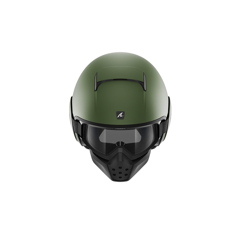 Otevřená přilba SHARK DRAK Blank Mat zelená