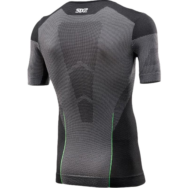 T-shirt funzionale SIXS BT TS1L V2 in carbonio nero