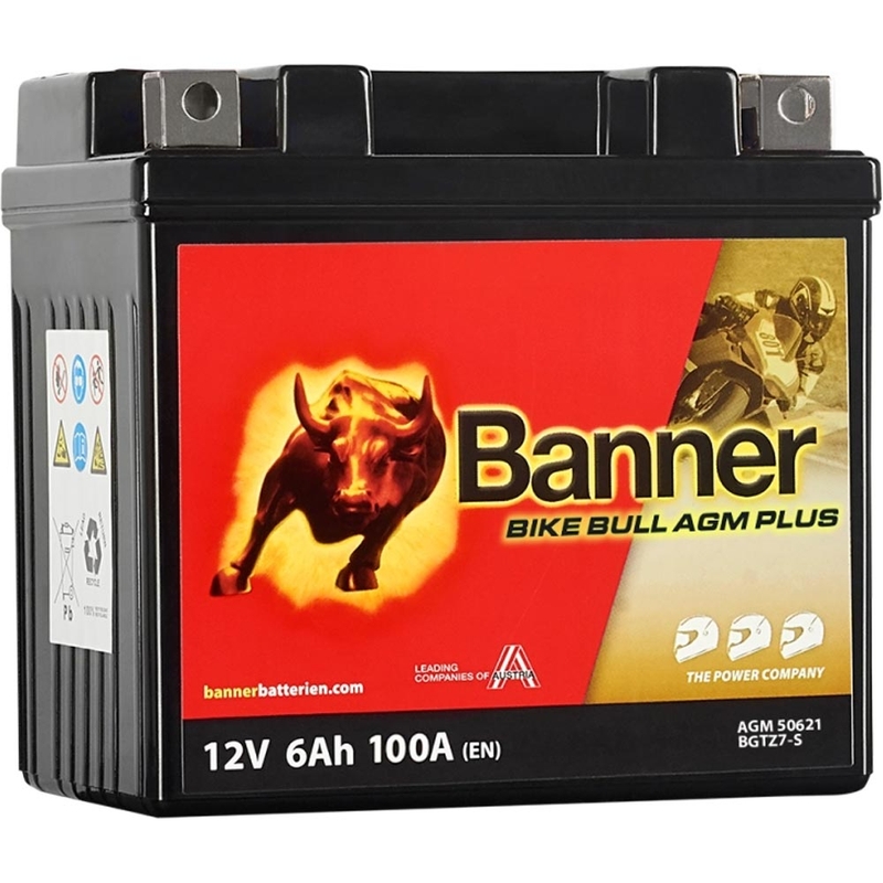 Batteria AGM Banner Bike Bull AGM PLUS AGM PLUS 506 21 / BGTZ7-S - GTZ7-S