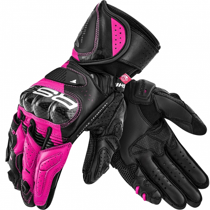 Guanti da moto da donna Shimano RS-3 rosa