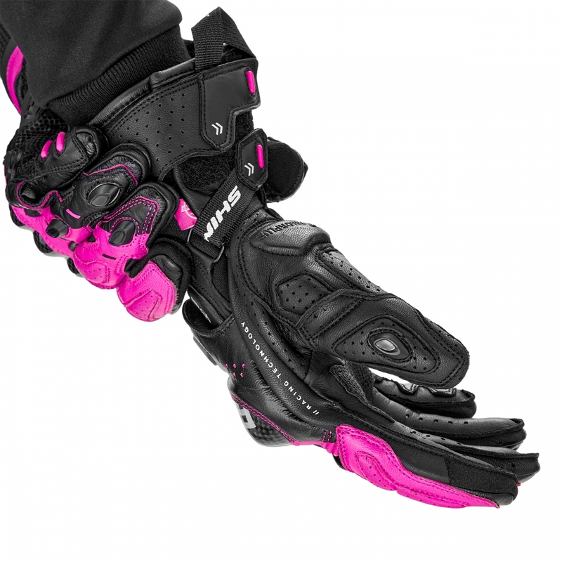 Guanti da moto da donna Shimano RS-3 rosa