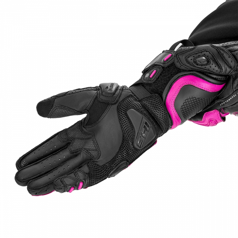 Guanti da moto da donna Shimano RS-3 rosa