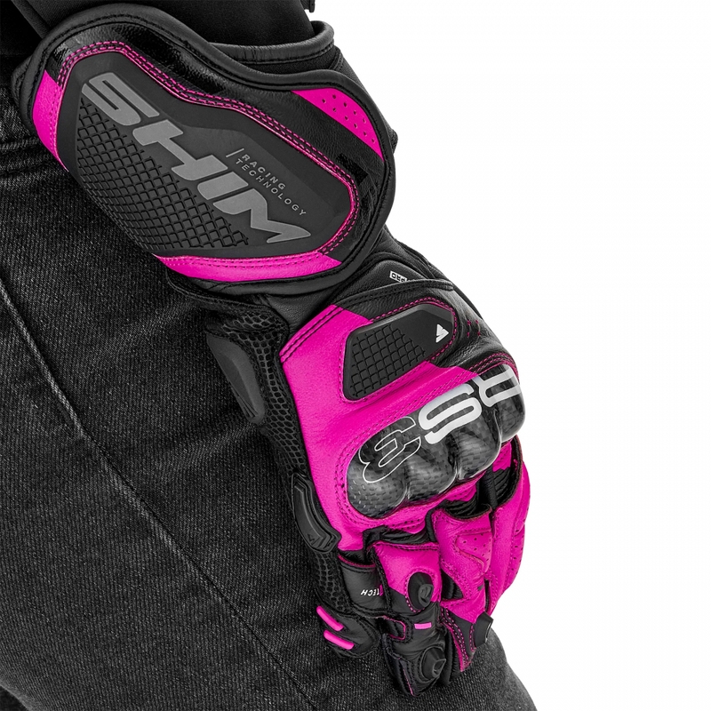 Guanti da moto da donna Shimano RS-3 rosa