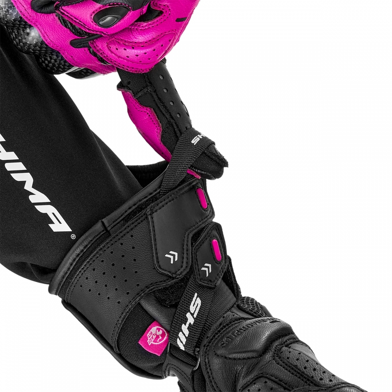 Guanti da moto da donna Shimano RS-3 rosa