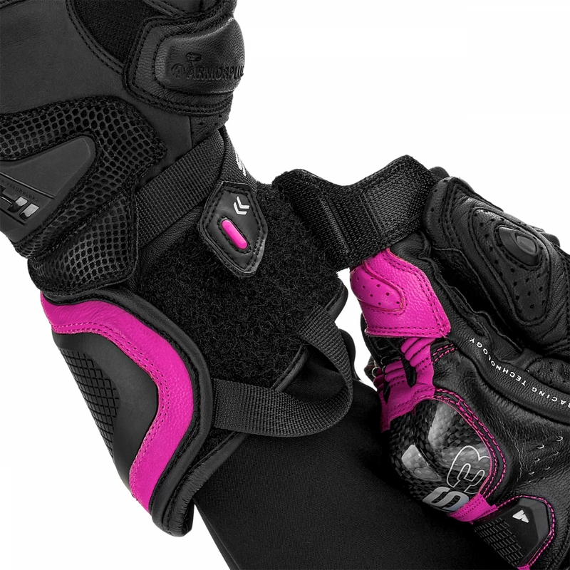 Guanti da moto da donna Shimano RS-3 rosa