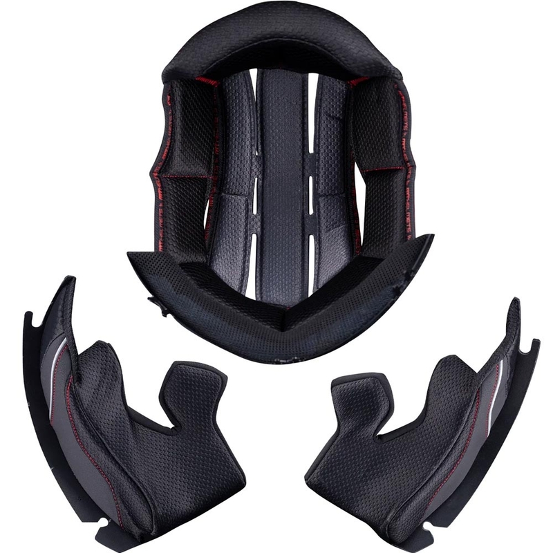 Interno di ricambio per casco da moto MT Atom 2 SV, nero