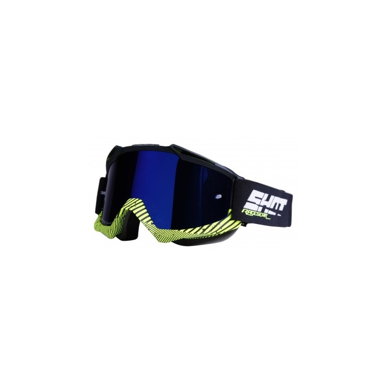 Motokrosové brýle Shot Iris Zone černo-fluo žluté