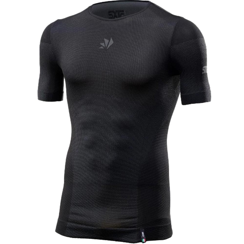 T-shirt funzionale SIXS BT TS1L V2 nero-grigio scuro