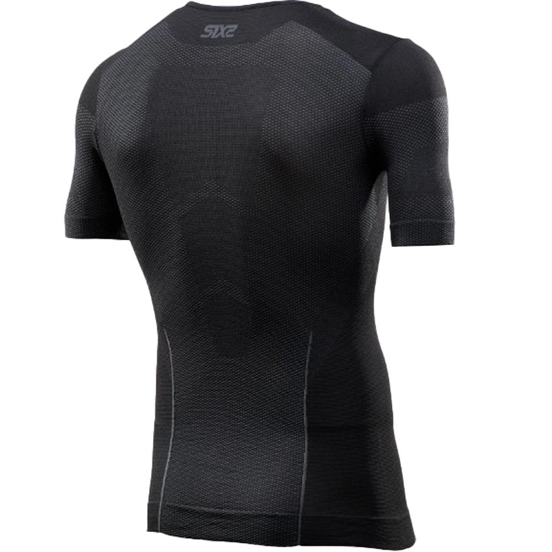 T-shirt funzionale SIXS BT TS1L V2 nero-grigio scuro