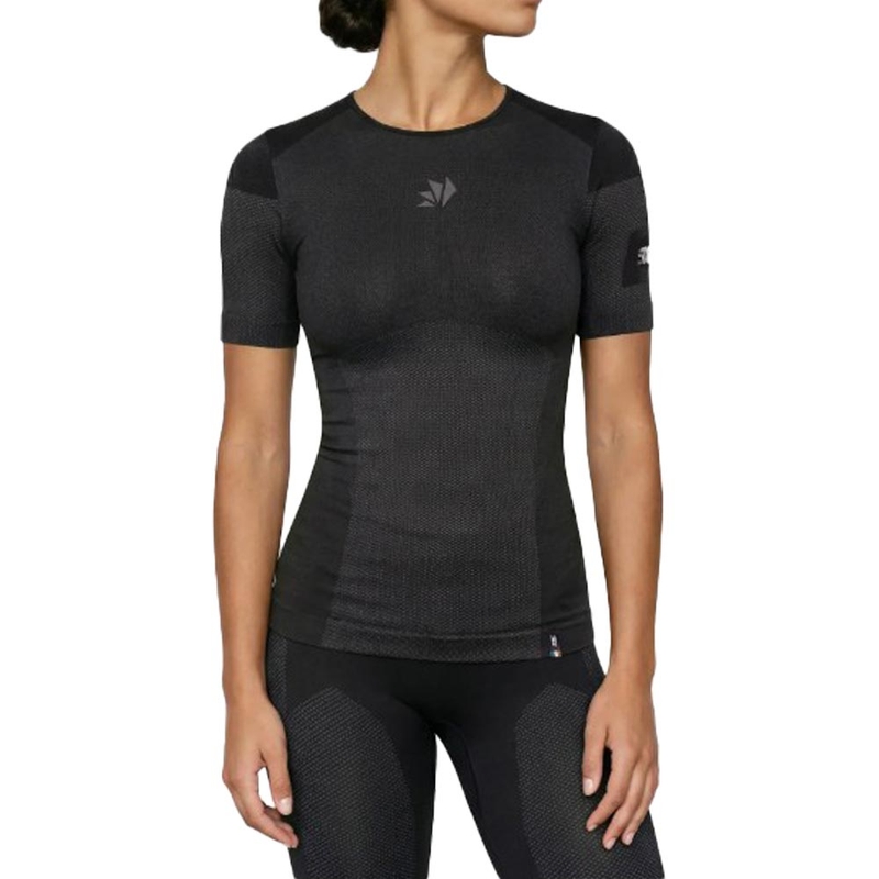 T-shirt funzionale SIXS BT TS1L V2 nero-grigio scuro