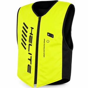 Gilet airbag Helite Double Turtle Hivis verde-giallo