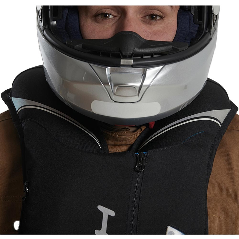 Gilet airbag Helite Double Turtle Hivis verde-giallo