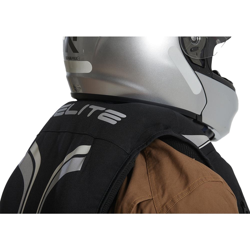 Gilet airbag Helite Double Turtle Hivis verde-giallo