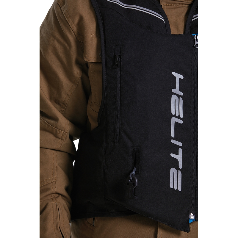 Gilet airbag Helite Double Turtle Hivis verde-giallo