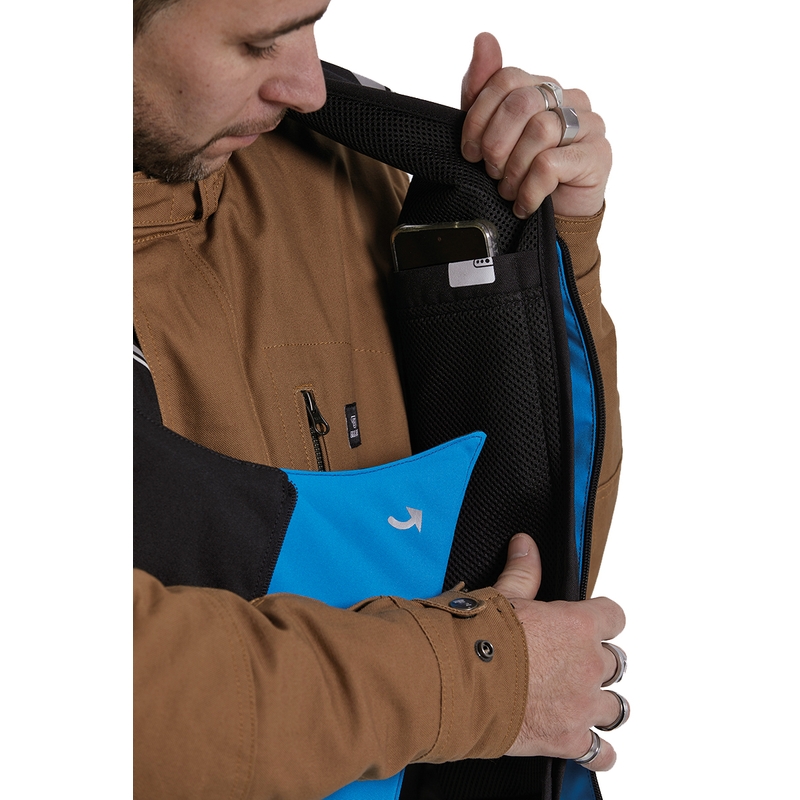 Gilet airbag Helite Double Turtle Hivis verde-giallo