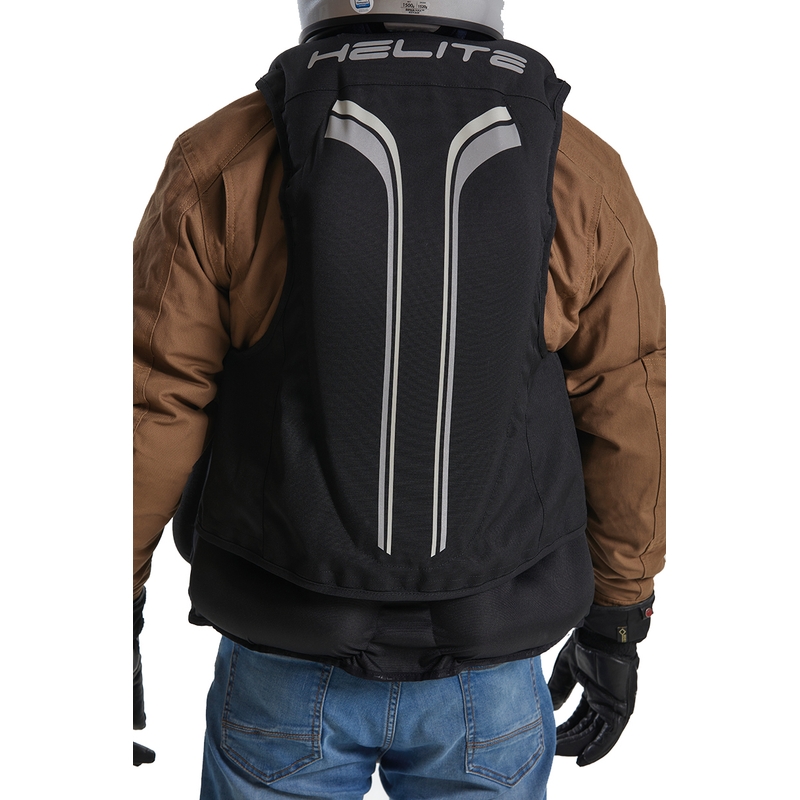 Gilet airbag Helite Double Turtle Hivis verde-giallo