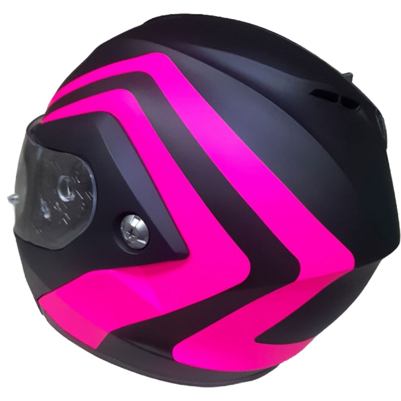 Casco da moto apribile HJC C91N Nepos MC8SF nero-rosa