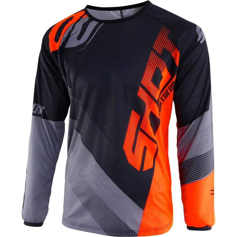 Motokrosový dres Shot DEVO Ultimate černo-fluo oranžový výprodej