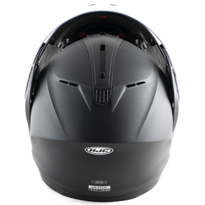 Casco da moto apribile HJC C91N Solid semi nero