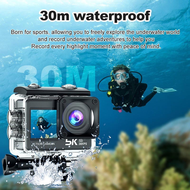 Videocamera d'azione MotoZem 5K