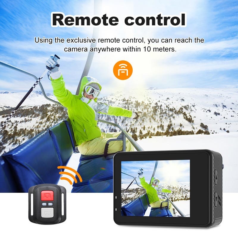Videocamera d'azione MotoZem 5K