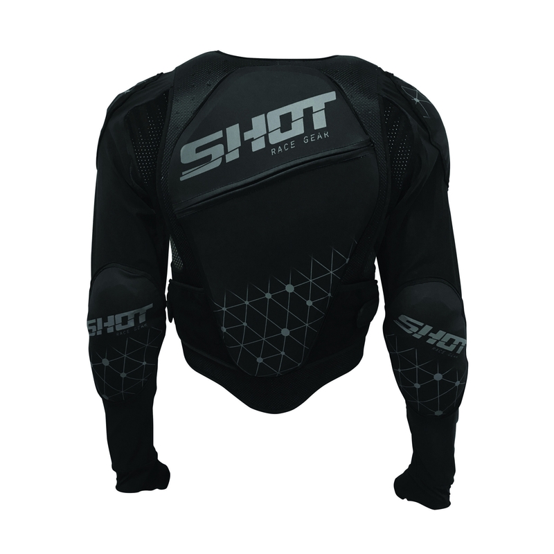 Chránič těla Shot Ultralight černo-šedý výprodej