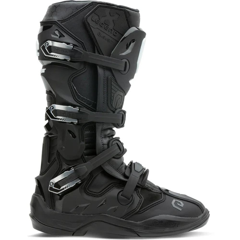 Stivali da motocross Eleveit X-Legend EVO neri-neri