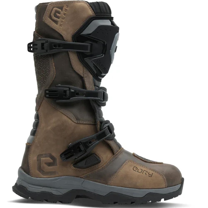 Stivali da moto Eleveit X Land ADV E-Dry marroni