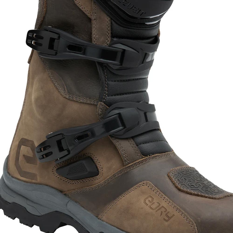 Stivali da moto Eleveit X Land ADV E-Dry marroni