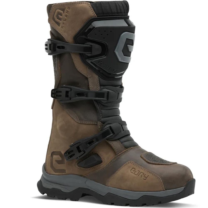 Stivali da moto Eleveit X Land ADV E-Dry marroni