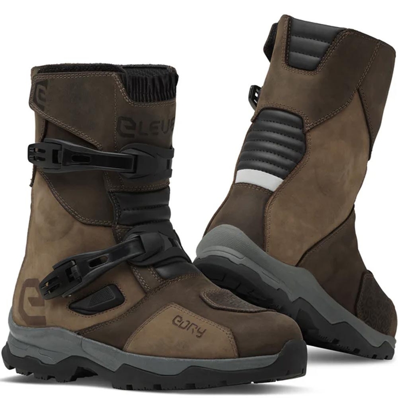 Stivali da moto Eleveit X Land ADV Low E-Dry marroni