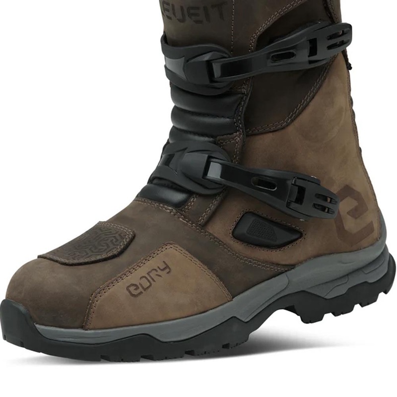 Stivali da moto Eleveit X Land ADV Low E-Dry marroni