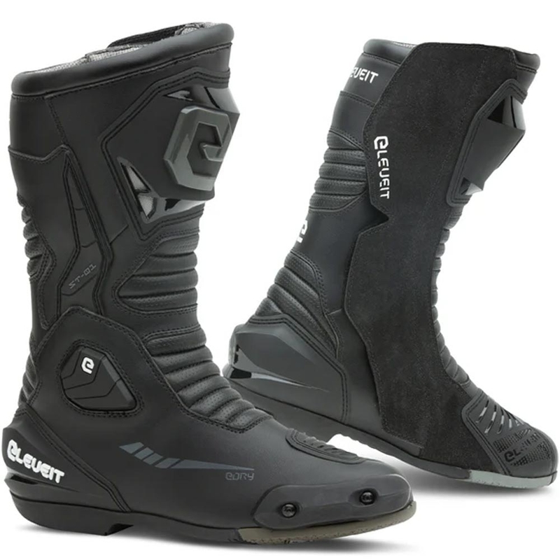 Stivali da moto Eleveit ST-01 E-Dry neri