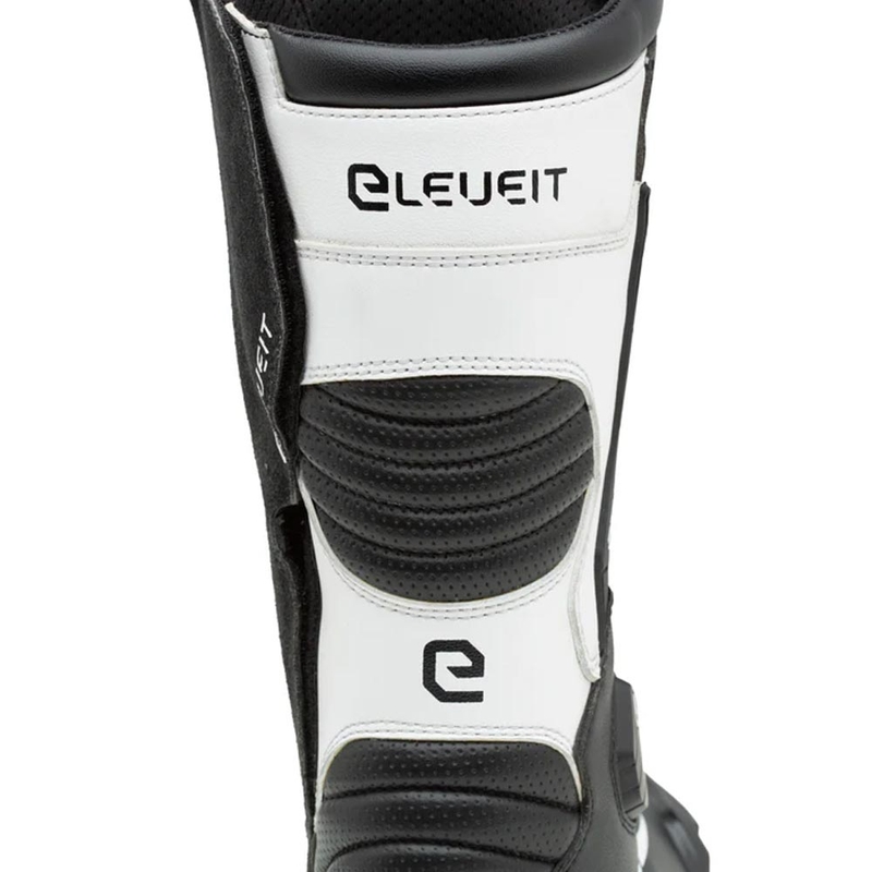 Stivali da moto Eleveit ST-01 neri e bianchi