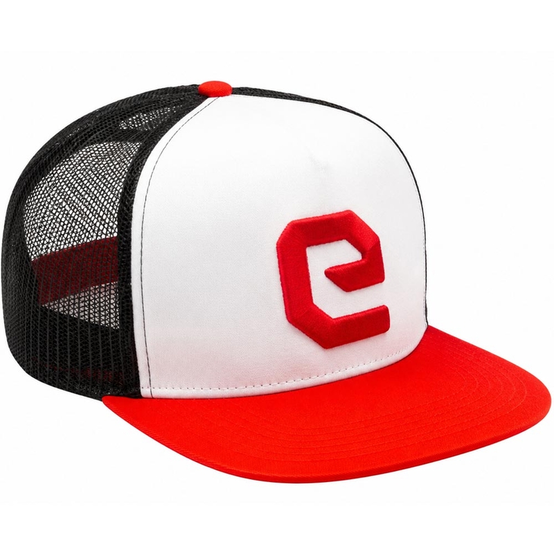 Logo Eleveit Cap bianco-rosso