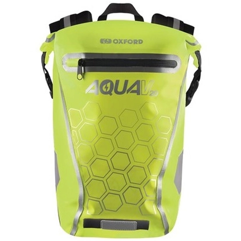 Zaino impermeabile Oxford AQUA V20 giallo fluo 20 l