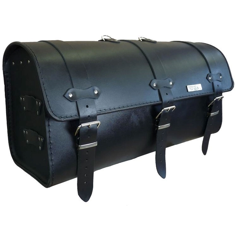 Bauletto in pelle per moto Chopper RSA-14A
