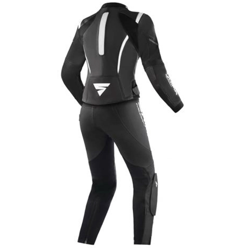 Tuta da moto donna Shima Miura 2.0 nero-bianco