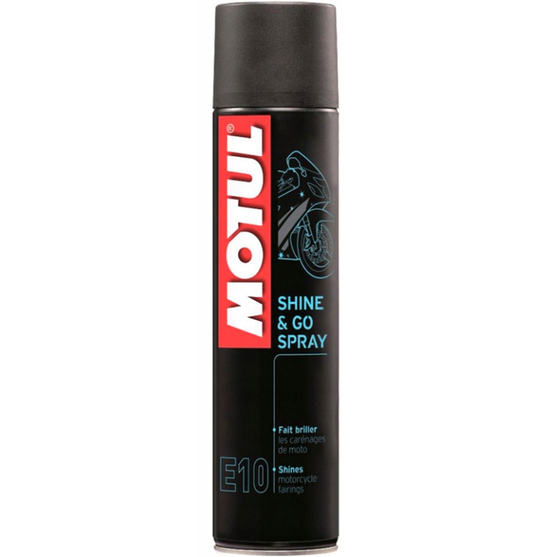 Motul E10 Shine &amp; Go Spray per il trattamento della plastica 400 ml