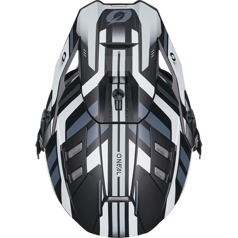 Casco da motocross O´Neal EX-SRS Dust nero-grigio