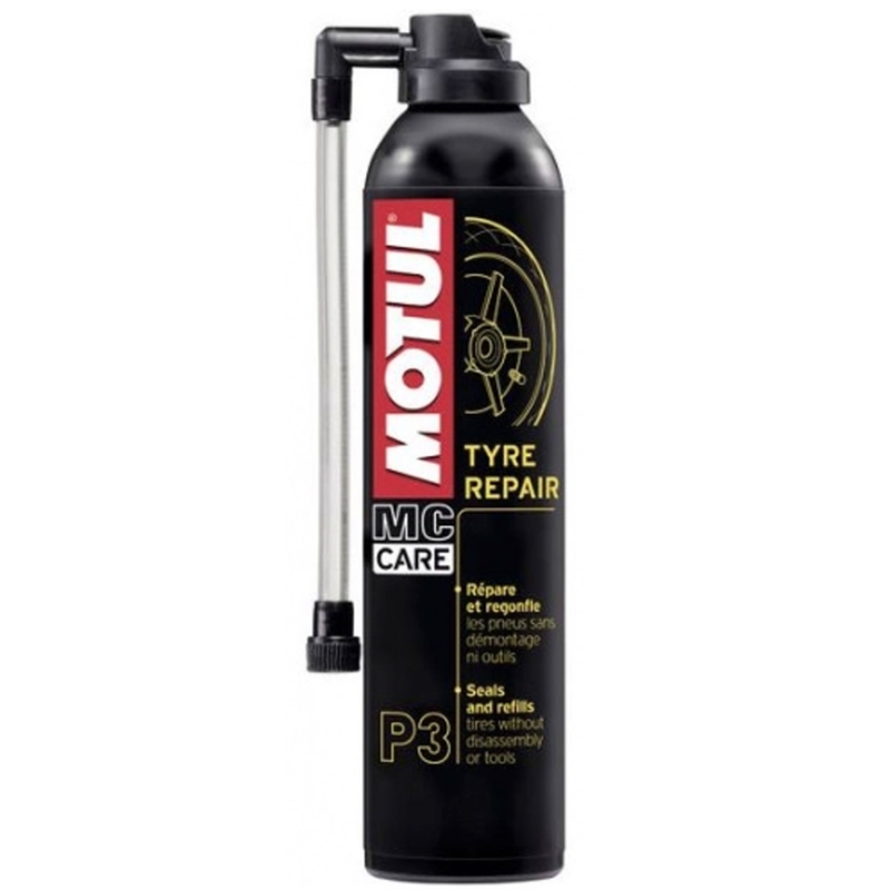 Spray per riparazione pneumatici Motul P3 Riparazione pneumatici 300 ml