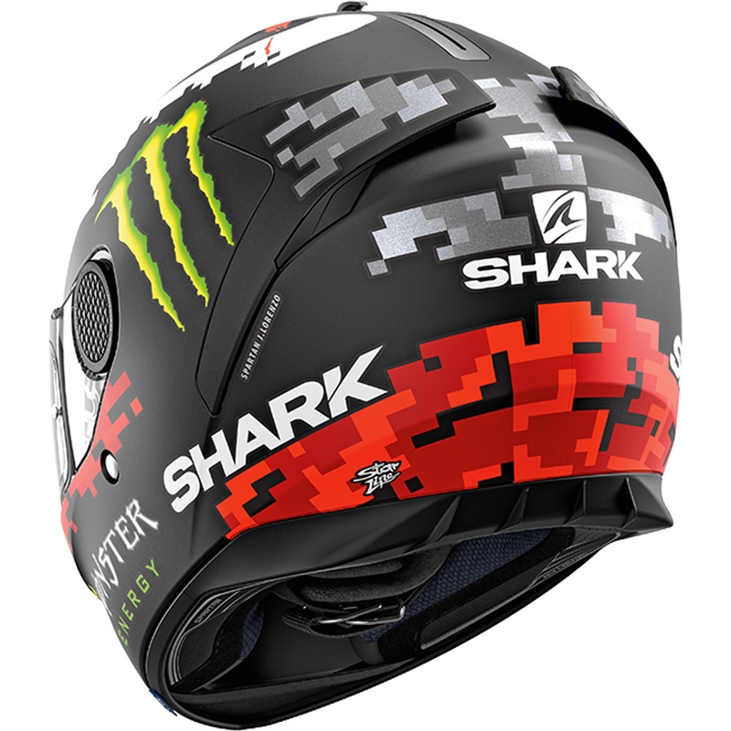 Integrální přilba SHARK SPARTAN 1.2 Lorenzo Monster 2018 Mat výprodej