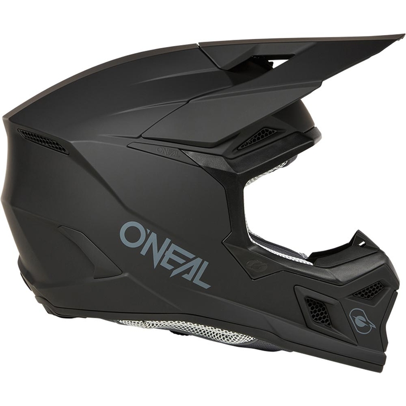 Casco da motocross O´Neal 3SRS Solid nero opaco