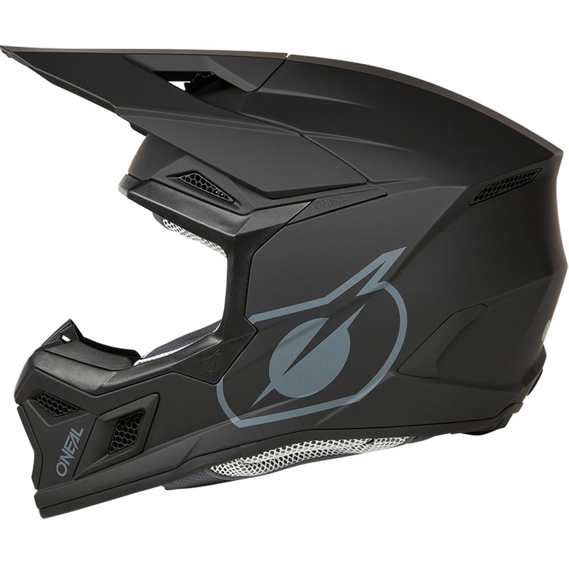 Casco da motocross O´Neal 3SRS Solid nero opaco