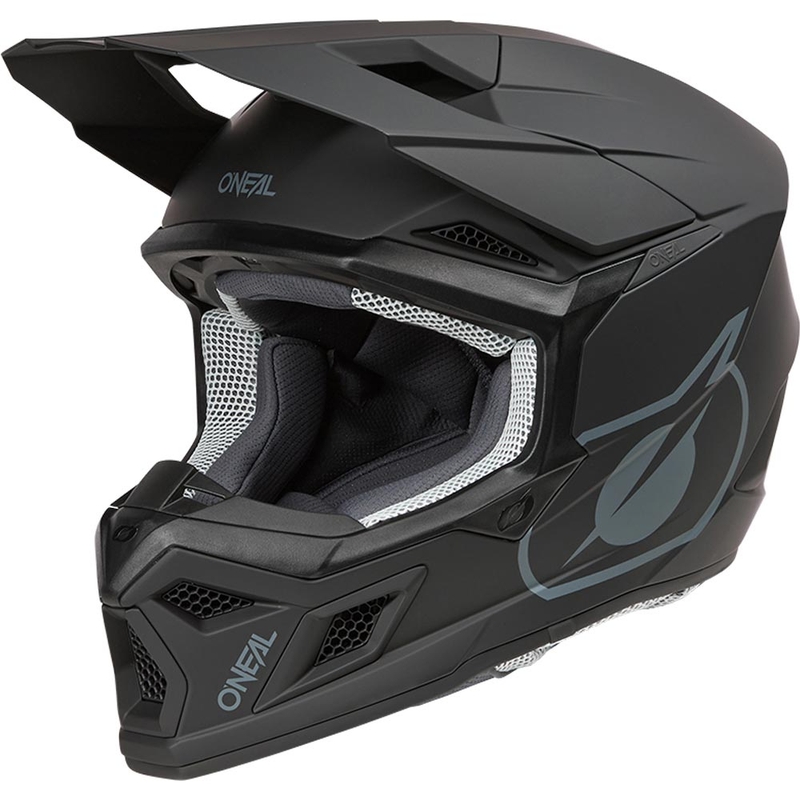 Casco da motocross O´Neal 3SRS Solid nero opaco
