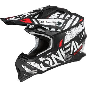 Casco da motocross O´Neal 2SRS Glitch nero-bianco