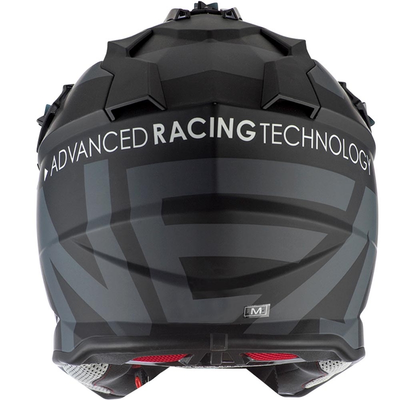 Casco da motocross O'Neal 2SRS Slick nero-grigio