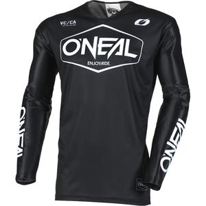 Maglia da motocross O'Neal Mayhem Hexx nera e bianca