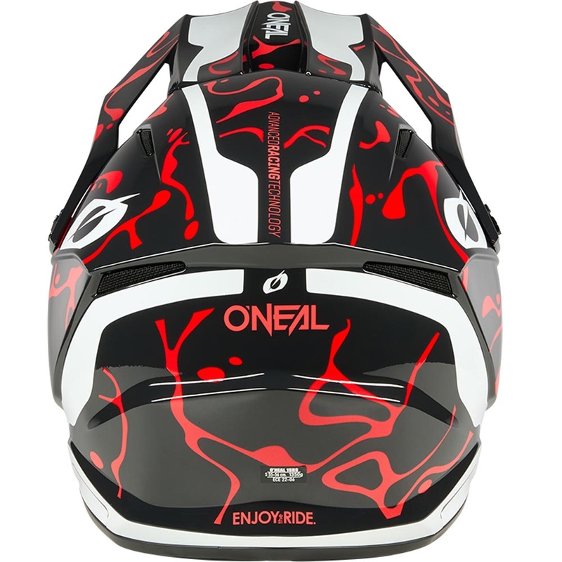 Casco da motocross O´Neal 1SRS Splash nero-rosso