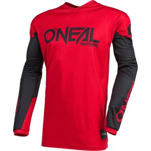 Maglia da motocross O´Neal Element Threat rosso-nera